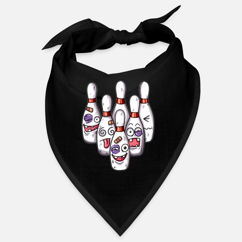 Funny Bowling Bowling Pins Hit Hurt Pins Bandana