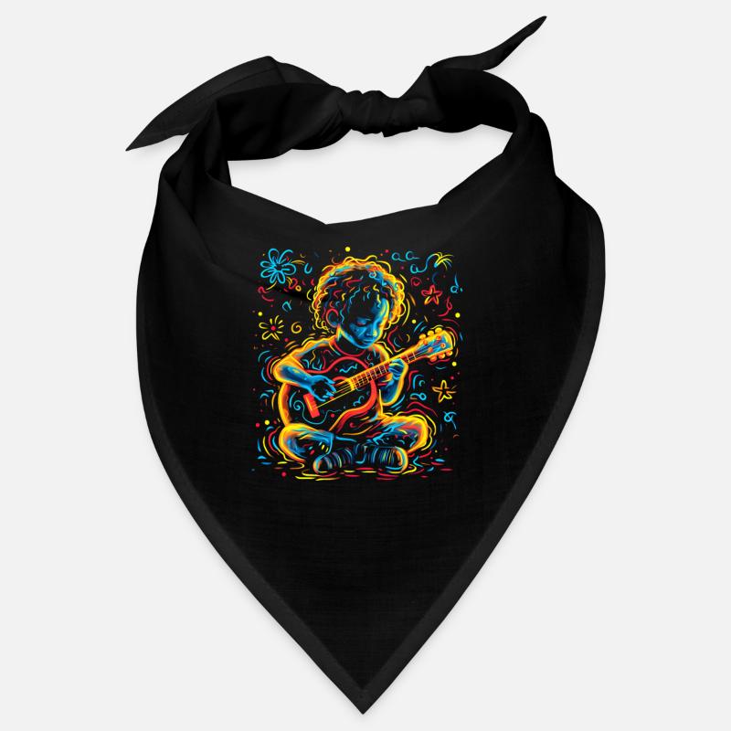Kleiner Ukulele Spieler Bandana