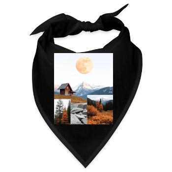 Hütte. - Bandana - Schwarz - Vorne