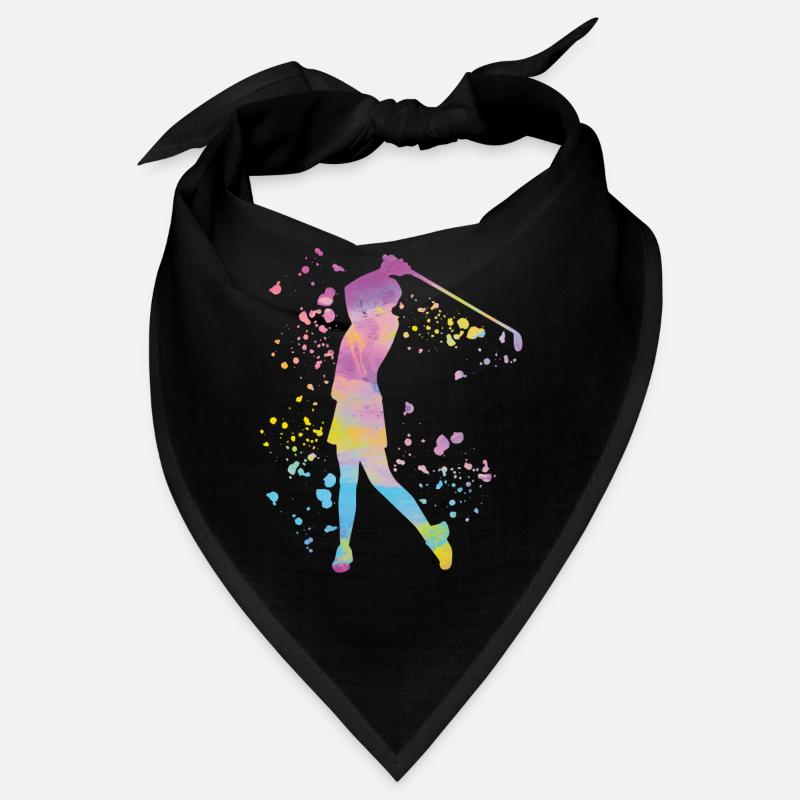 Golfer Colorsplash Kinder Miniaturgolf Bandana