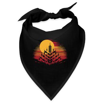 Weizen - Bandana - Schwarz - Vorne