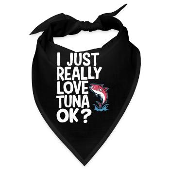 Thunfisch - Bandana - Schwarz - Vorne