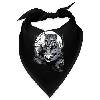 Ozelot - Bandana - Schwarz - Vorne