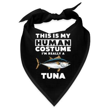 Thunfisch - Bandana - Schwarz - Vorne