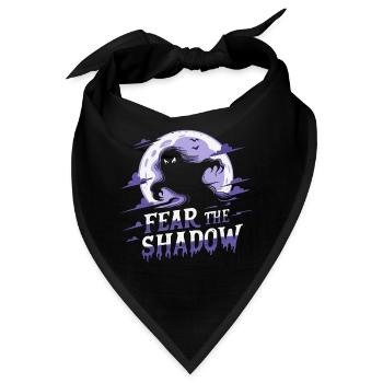 GRUSELIGER SCHATTEN - Bandana - Schwarz - Vorne