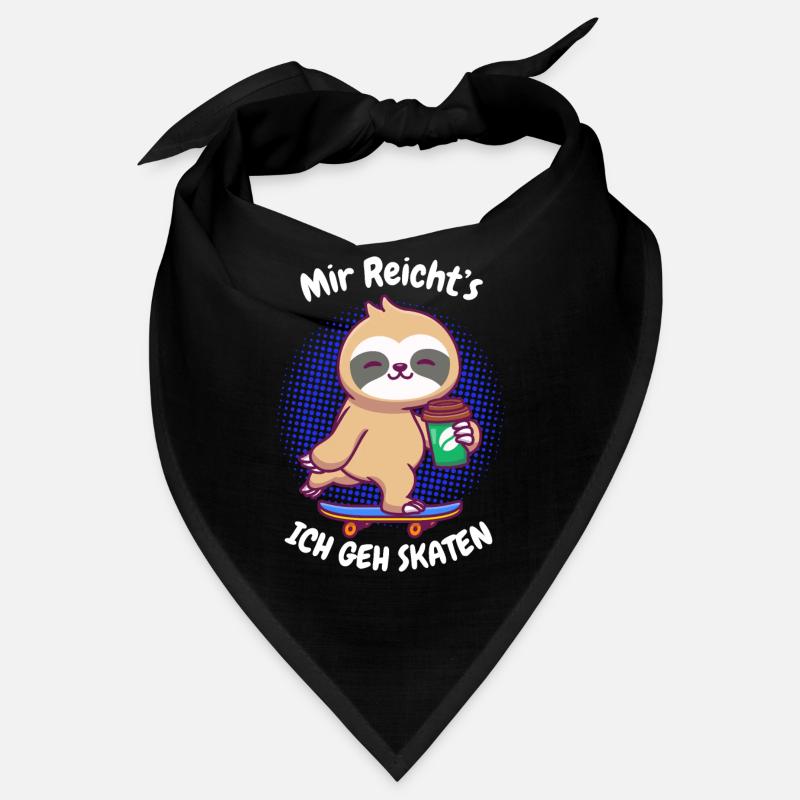 Kaffee Sloth Skateboard Bandana
