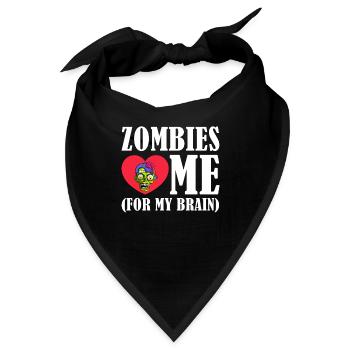 Zombie Zombie-Jäger Zombieapokalypse Geschenk - Bandana - Schwarz - Vorne