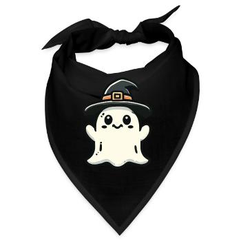 Lustiger Hexen Geist Gespenstische Party - Bandana - Schwarz - Vorne