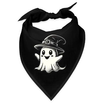 Lustiger Hexen Geist Gespenstische Party - Bandana - Schwarz - Vorne
