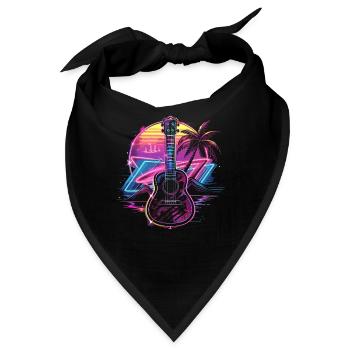 Ukulele Retrowave - Bandana - Schwarz - Vorne