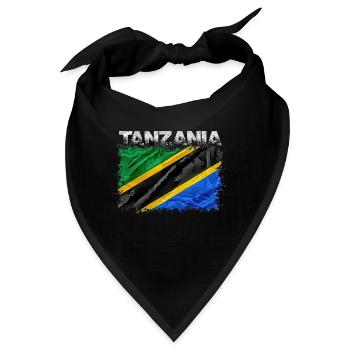 Tansania - Bandana - Schwarz - Vorne