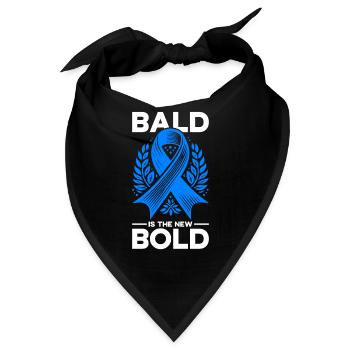 Alopecia Areata Bewusstsein Haarausfall - Bandana - Schwarz - Vorne