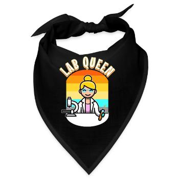 Lab Queen - Bandana - Schwarz - Vorne