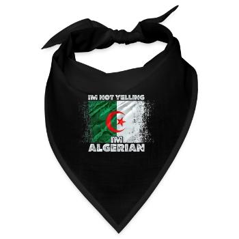 Algerien - Bandana - Schwarz - Vorne