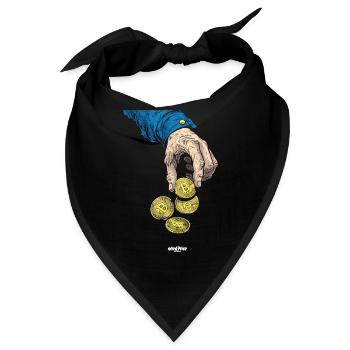 Münzsammler-definition Numismatik - Bandana - Schwarz - Vorne