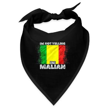 Mali - Bandana - Schwarz - Vorne