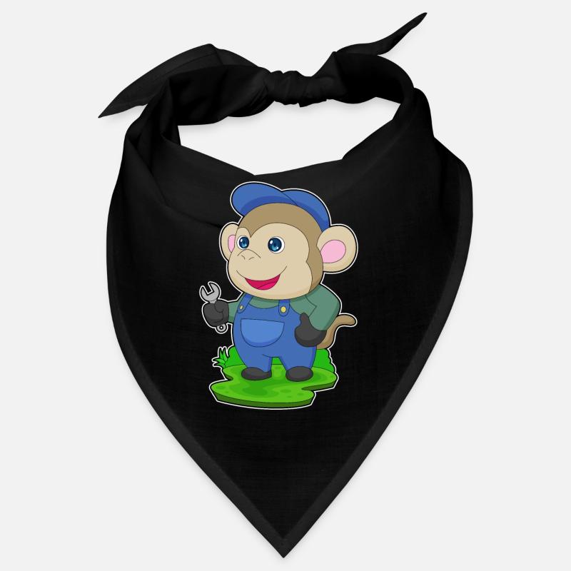 Atelier de Clé à Molette Mécanique Singe Bandana