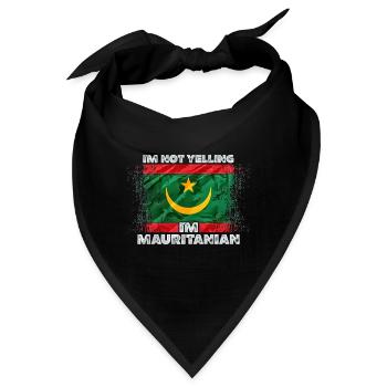 Mauretanien - Bandana - Schwarz - Vorne