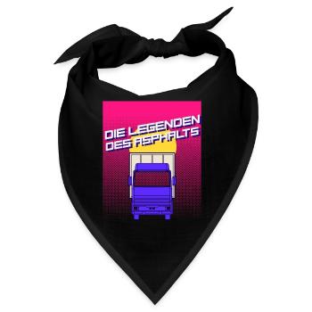Legenden des Asphalts - Bandana - Schwarz - Vorne