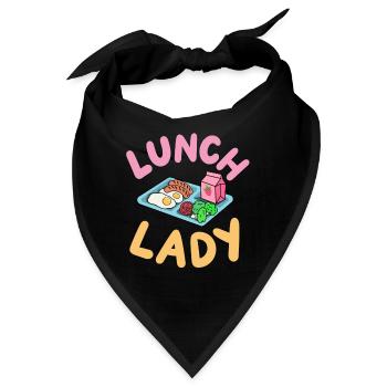Mittagessen Kantine - Bandana - Schwarz - Vorne
