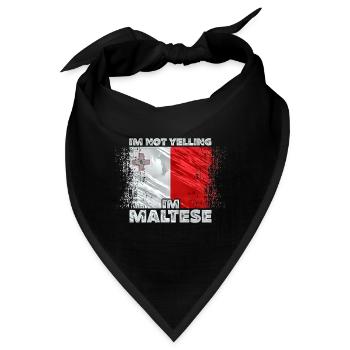 Malta - Bandana - Schwarz - Vorne