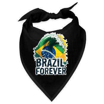 BRASILIEN - Bandana - Schwarz - Vorne