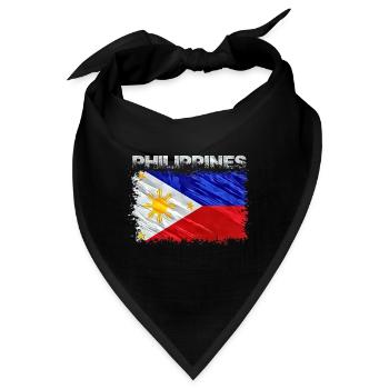 Philippinen - Bandana - Schwarz - Vorne