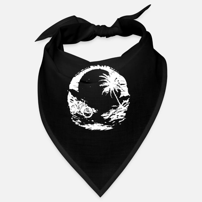 Mountain Biking Drawing Bandana
