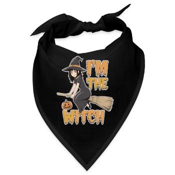 Halloween Witch I'm The Witch Halloween - Bandana - Schwarz - Vorne