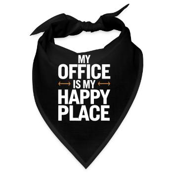Entrepreneurial Hustle Und Workaholic Im Business - Bandana - Schwarz - Vorne