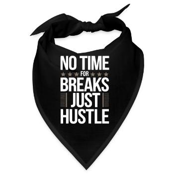 Entrepreneurial Hustle Und Workaholic Im Business - Bandana - Schwarz - Vorne