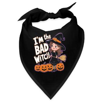 Halloween Witch I'm The Bad Witch - Bandana - Schwarz - Vorne