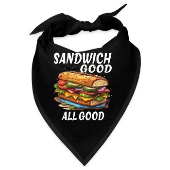 SANDWICH GOOD ALL GOOD - Bandana - Schwarz - Vorne