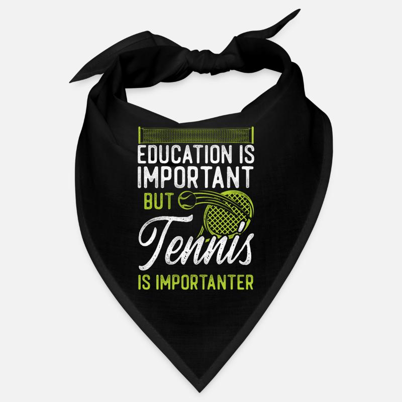 Funny Tennis Player Racket Bandana