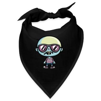 Zombie Halloween Cool - Bandana - Schwarz - Vorne