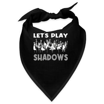 Handschattenpuppenspiel Puppen - Bandana - Schwarz - Vorne
