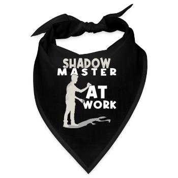 Handschattenpuppenspiel Puppen - Bandana - Schwarz - Vorne