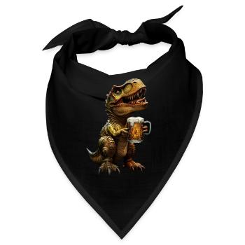 T-Rex - Bandana - Schwarz - Vorne
