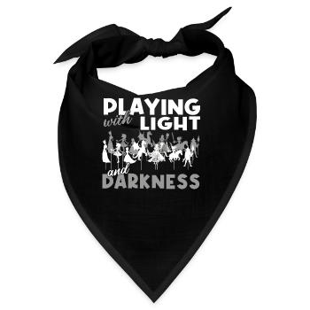 Handschattenpuppenspiel Puppen - Bandana - Schwarz - Vorne