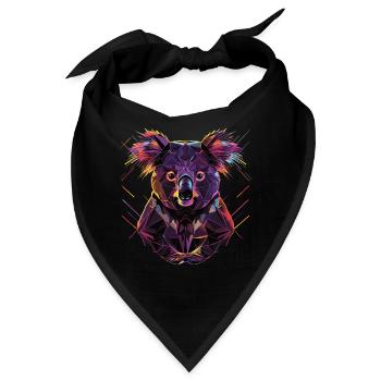 Koala - Bandana - Schwarz - Vorne
