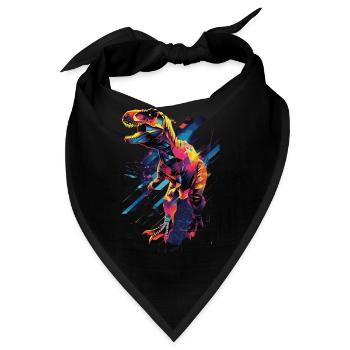 T-Rex - Bandana - Schwarz - Vorne
