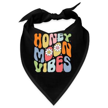 Flitterwochen Ehemann Ehefrau Paare Urlaubs - Bandana - Schwarz - Vorne