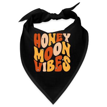 Flitterwochen Ehemann Ehefrau Paare Urlaubs - Bandana - Schwarz - Vorne