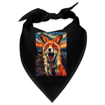 Fuchs - Bandana - Schwarz - Vorne