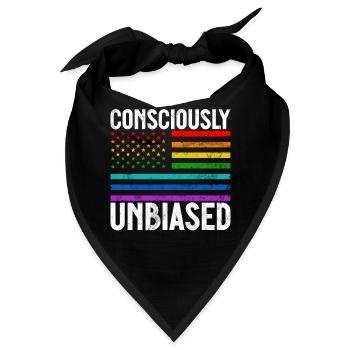 Gleichheit LGBTQ Rainbow Flag LGBTQ Stolz - Bandana - Schwarz - Vorne
