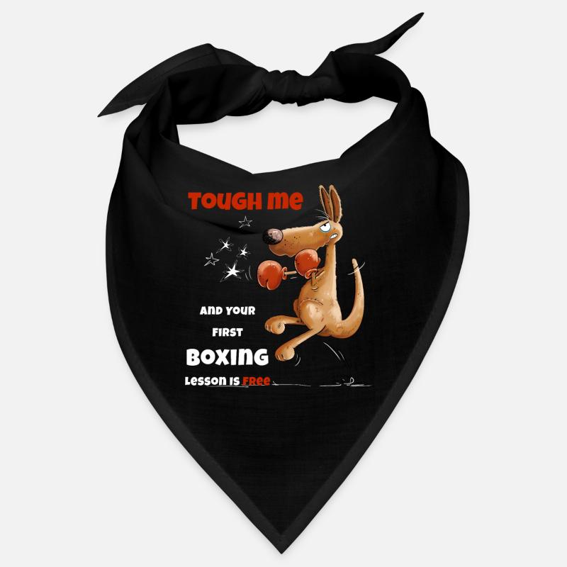 Tough Me Boxing Lesson Boxer Kangaroo Bandana