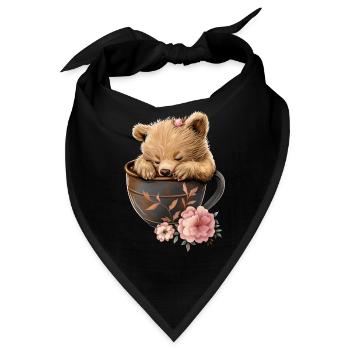 Tragen - Bandana - Schwarz - Vorne