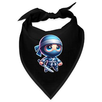Ninja - Bandana - Schwarz - Vorne