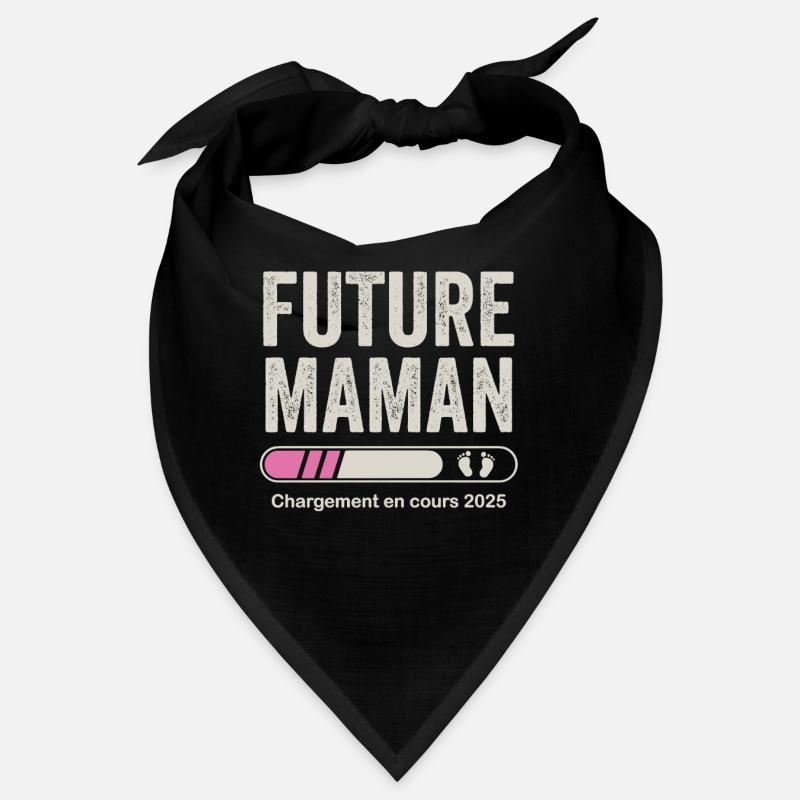 Annonce Grossesse Maman Future Mère 2025 Bandana