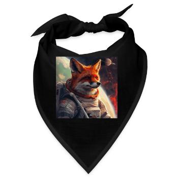 Fuchs - Bandana - Schwarz - Vorne